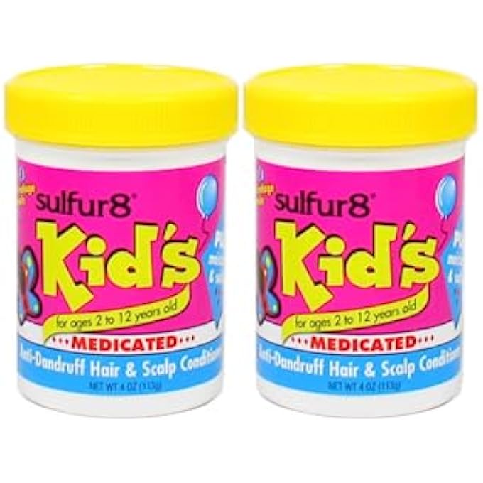 Sulfur 8 KID'S MEDICATED ANTI-DANDRUFF HAIR & SCALP CONDITIONER, 4OZ (PACK OF 2) - Image 1