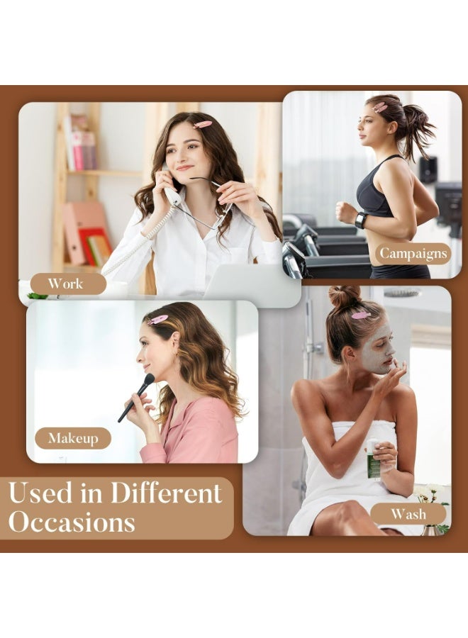 كير اند سمايل CARE AND SMILE العناية والابتسامة مجموعة مشابك الشعر بدون ثني بجودة الصالون - 6 قطع ، تصفيف خالي من التجعد للنساء والفتيات - Image 2