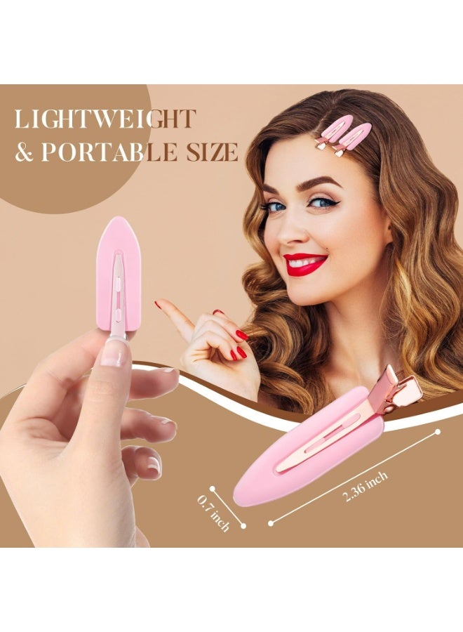 كير اند سمايل CARE AND SMILE العناية والابتسامة مجموعة مشابك الشعر بدون ثني بجودة الصالون - 6 قطع ، تصفيف خالي من التجعد للنساء والفتيات - Image 3