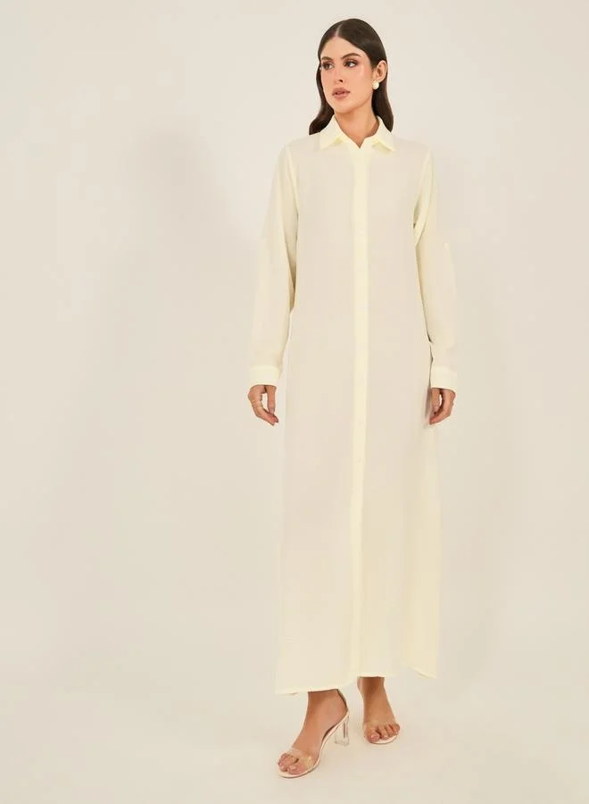 Styli Slit Maxi Dress