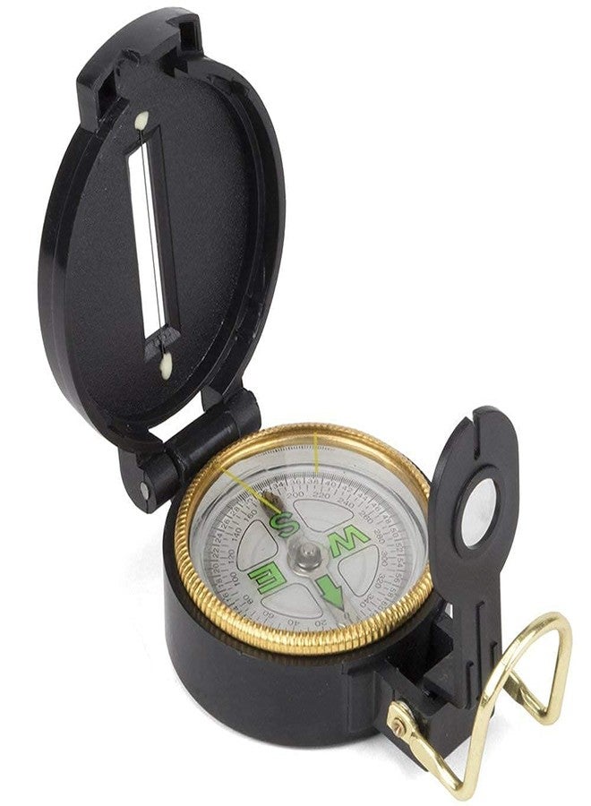 JUSTAKEIT Direction Compass Portable Camping Compass MilitaryArmy Multifunctional Tactical Survival Military Compass with Lanyard & Pouch/Waterproof & Impact Resistant (Direction-Compass-5) - Image 2