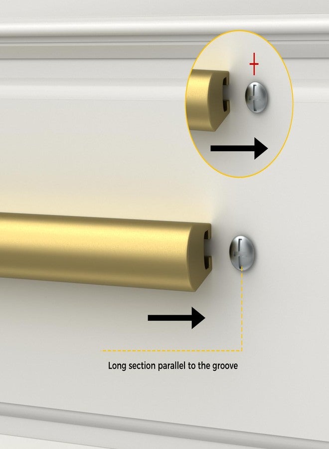 goldenwarm 10 Pack Adjustable Drawer Pulls Gold Cabinet Handles for Kitchen Hardware 1" to 4"(25-102 mm) Hole Distance - Image 3