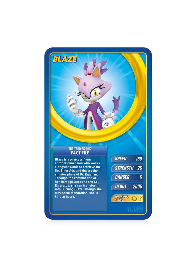 Top Trumps Sonic The Hedgehog Top Trumps - Image 5