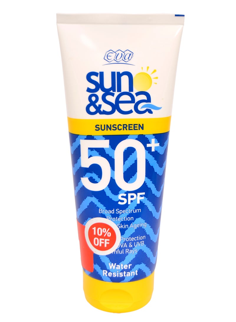 ايفا كريم واقٍ من الشمس صن آند سي بعامل وقاية من الشمس 50+ 200مل