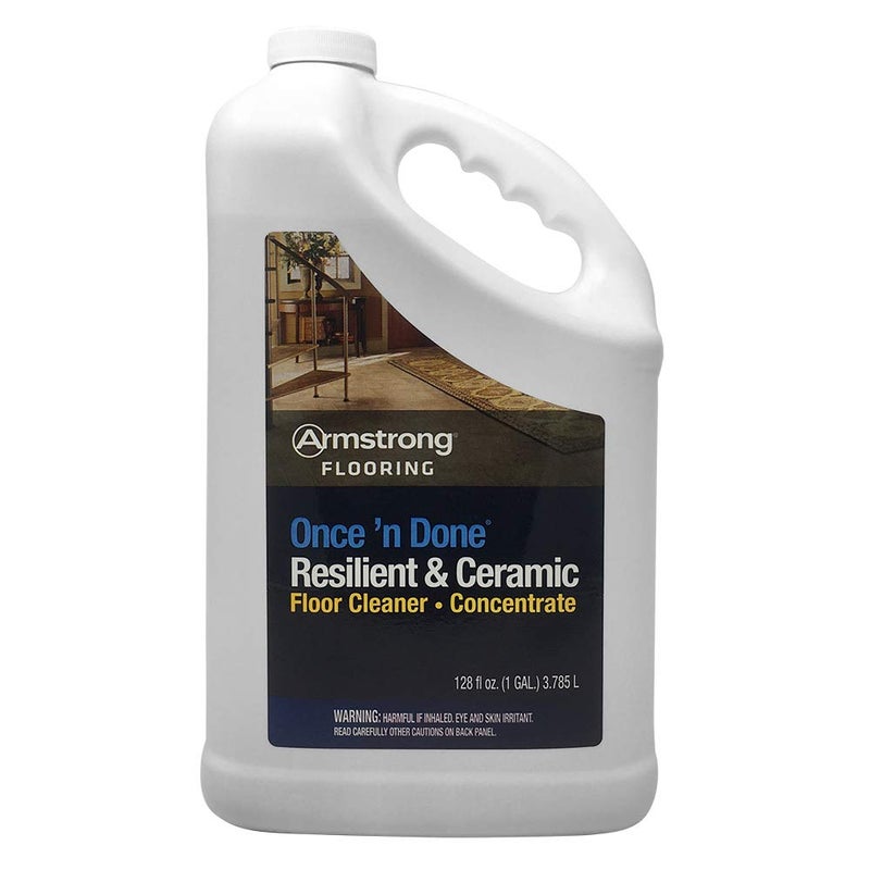 Armstrong Once and Done Resilient & Ceramic Floor Cleaner Concentrate 1 Gallon - Image 1