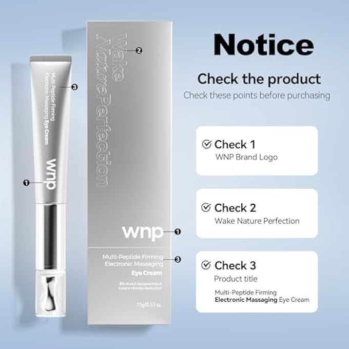 WNP Eye Cream|Wrinkle Eraser EyeCream, Multi-peptide Firming Eye Tightener, Anti-Aging Eye Cream for Puffiness and Bags Under Eyes Cream - Image 3