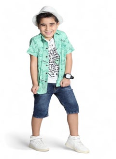 Boys' Ensemble (Dress Shirt & Sleeveless Tee) (9-Year-Old) - 2024 Edition - Gentle Materials and Bright Shades for an Elegant and Snug Outfit, Now exclusively at 🌈 CHOICE