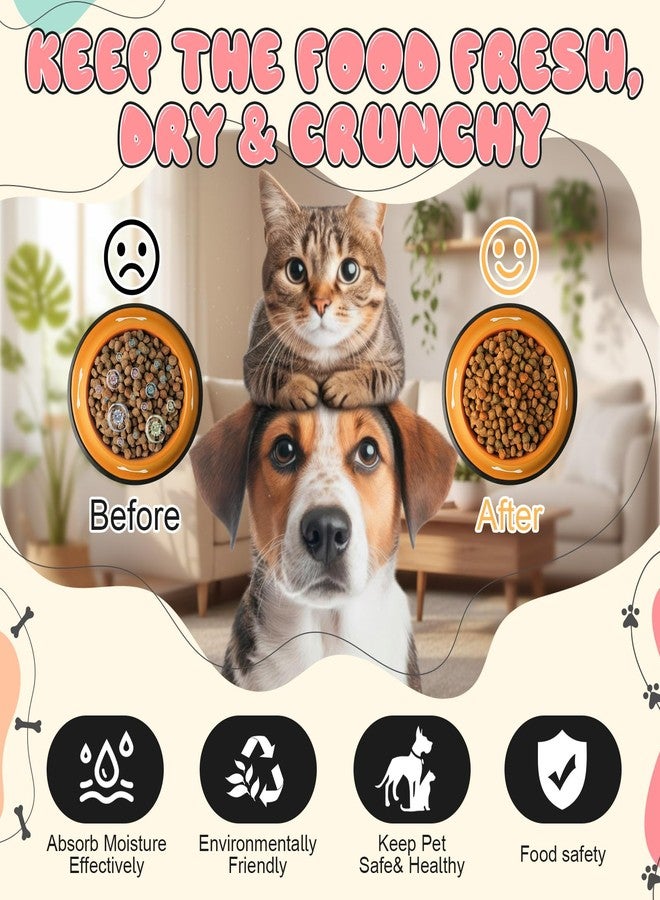 Lounsweer 36 Packs Pet Food Desiccant Bag Compatible with Petlibro Automatic Cat Dog Feeders, Moisture Proof Bag Desiccant Keep Foods Dry and Fresh, for Various Types of Food Feeders - Image 3