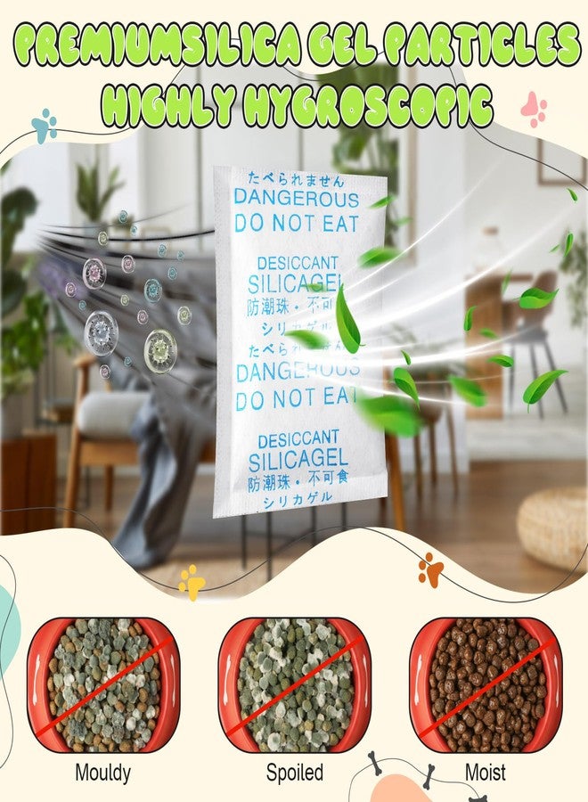 Lounsweer 36 Packs Pet Food Desiccant Bag Compatible with Petlibro Automatic Cat Dog Feeders, Moisture Proof Bag Desiccant Keep Foods Dry and Fresh, for Various Types of Food Feeders - Image 5