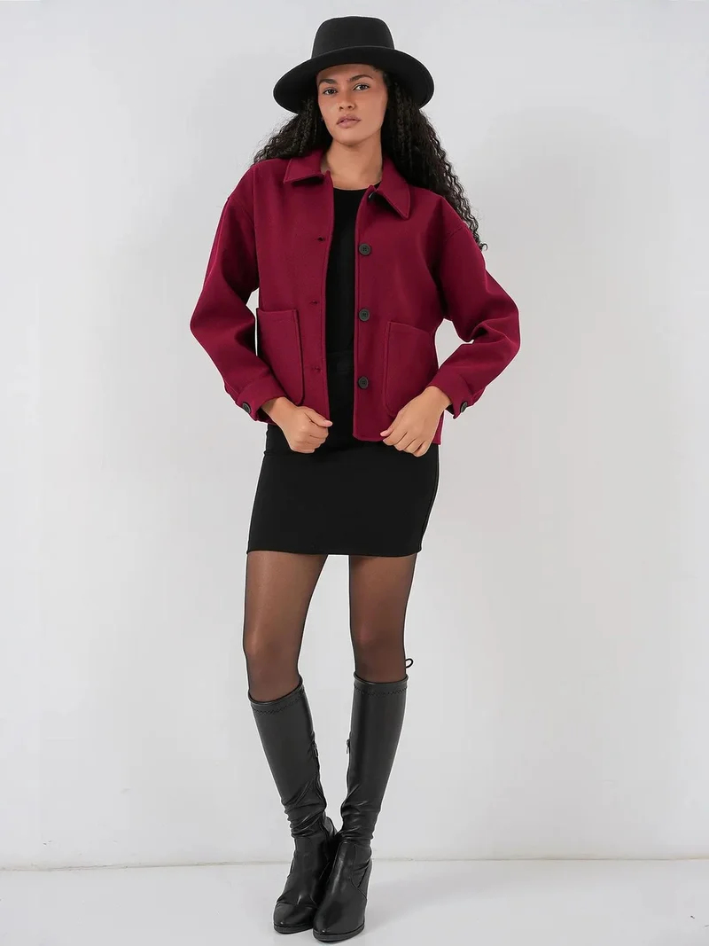 BIG DART BDART Buttoned Jacket with Pockets