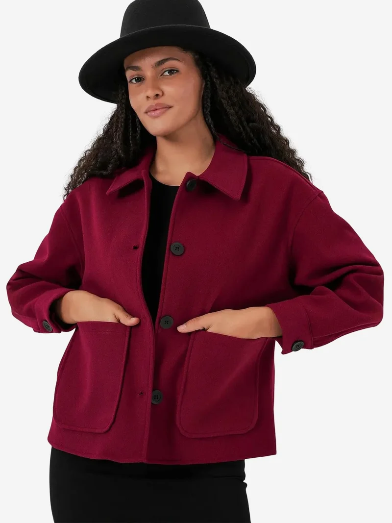 BIG DART BDART Buttoned Jacket with Pockets