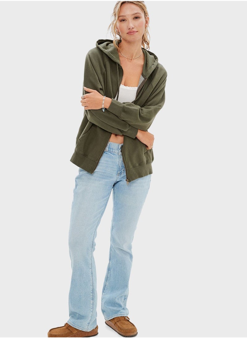 American Eagle - Pocket Detail Hoodie - Image 1
