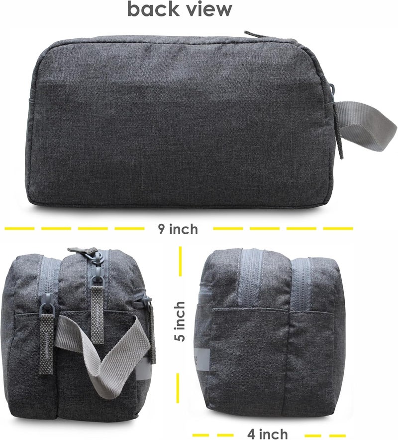 SFANE Toiletry Bag for Men & Women Makeup Pouch, Travel Essentials Travel Organizer Travel Pouch for Men for Travel Kit for Toiletries, Wash Bag, White, Travel Accessories - Image 4