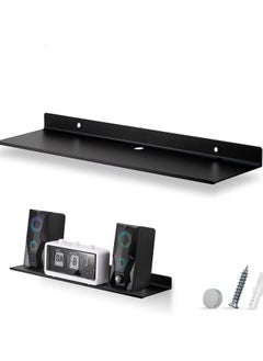 OrganizeMee Metal Large wall mounted shelves,Bluetooth speaker,Wi-Fi camera stand corner floating shelf for living room & bedroom,home decor items plant pot mounting racks[31.5cm X12.5Cm] Qty 1(Black) - pzsku/Z0B8FEEF7D26A4DA12923Z/45/_/1740467404/5b13fa02-e406-4bdf-88eb-308be7429ba5