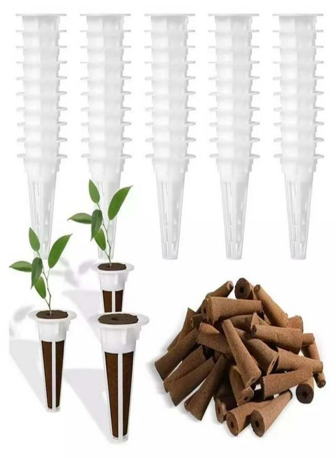 For Aerogarden Plant Hydroponics Soilless Grow Sponges+Planting Basket Kit - Image 1