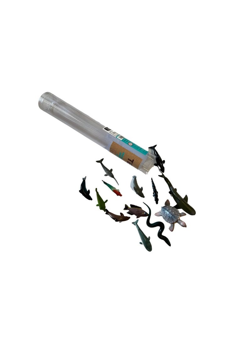 Terra 13PCS OCEAN ANIMALS 5-12CM
