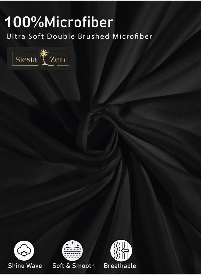 Siesta Zen - Siesta Zen Microfiber Flat Sheet – Soft, Breathable, and Wrinkle-Resistant Bedding - Image 1