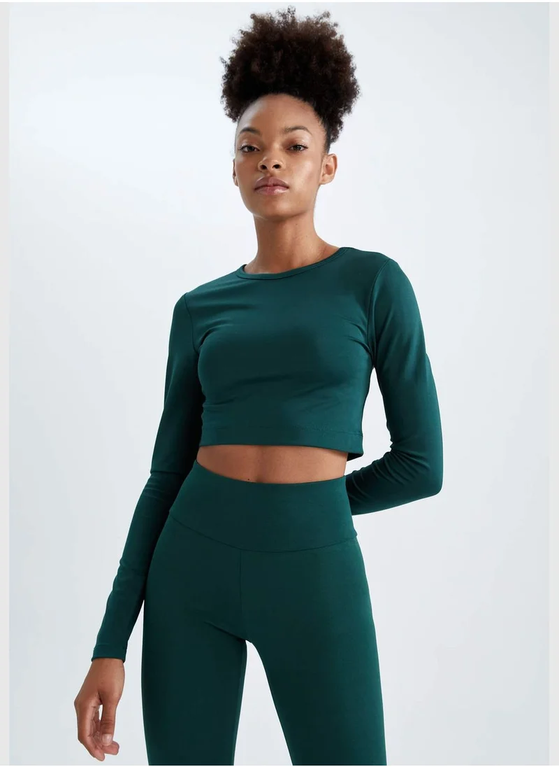 DeFacto Woman Cropped Fit Long Sleeve T-Shirt