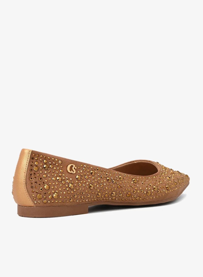 Carmen Steffens Classic Shine Mel Ballet Flat
