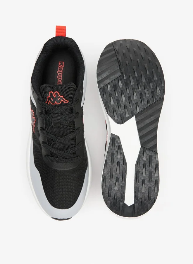 Kappa Men's Colourblock Walking Shoes with Lace-Up Closure