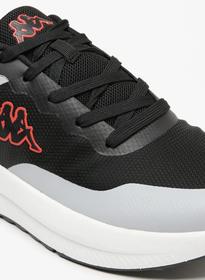 Kappa Men's Colourblock Walking Shoes with Lace-Up Closure