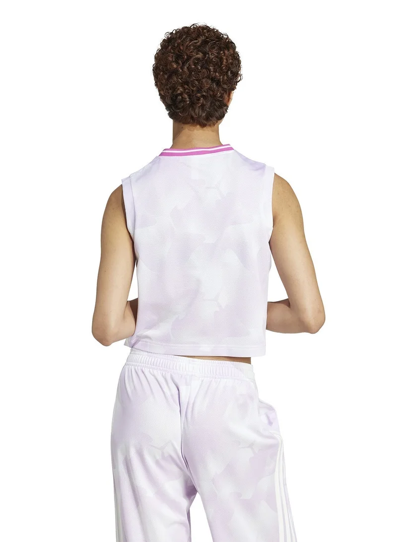 اديداس تي شيرت شبكي بثلاث خطوط من تيرو كات