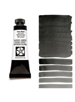 Daniel Smith Extra Fine Watercolor Paint 15Ml Tube Ivory Black 284600048 0.5 Fl Oz Pack Of 1  - Image 2