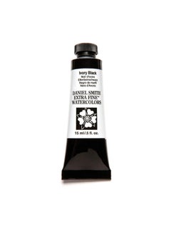 Daniel Smith Extra Fine Watercolor Paint 15Ml Tube Ivory Black 284600048 0.5 Fl Oz Pack Of 1  - Image 1