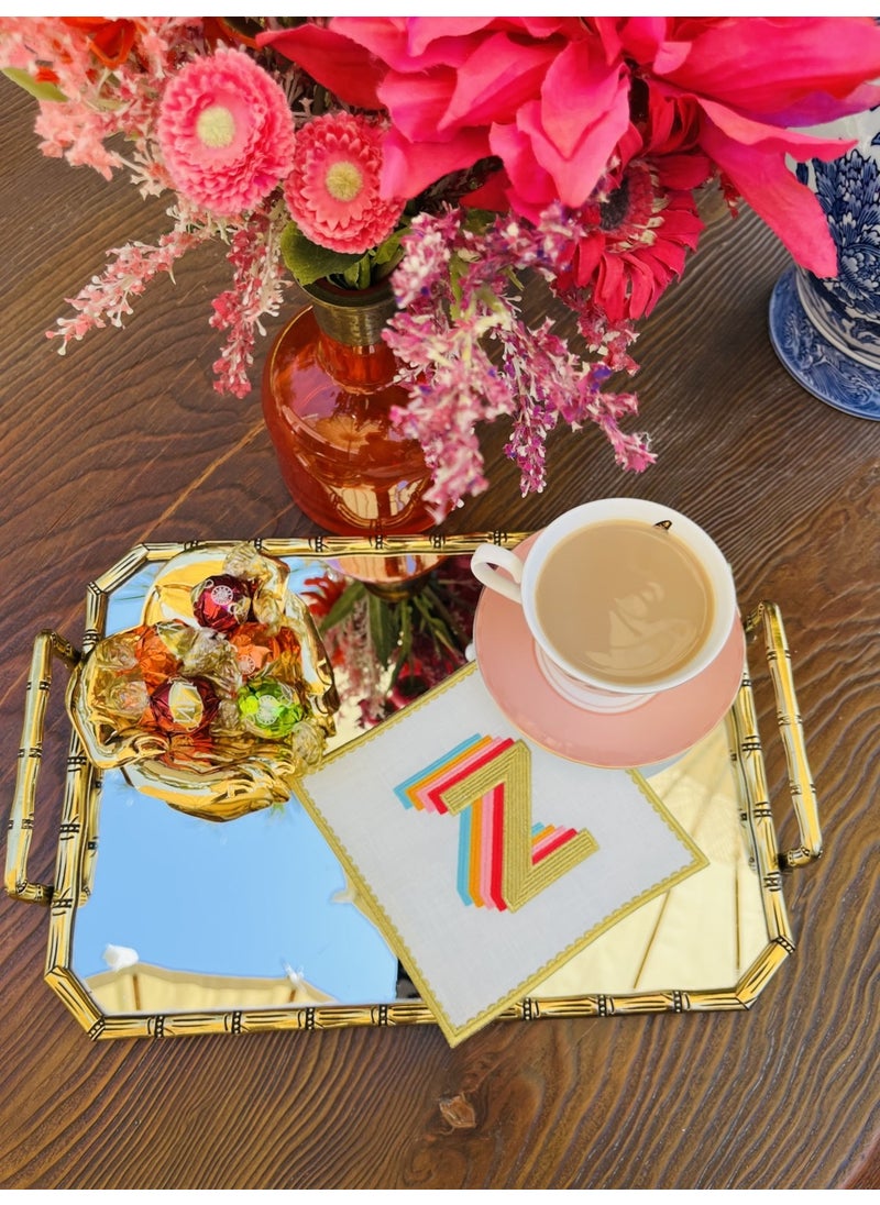 Ge Living Rainbow Z Letter Cocktail Napkin (1 Piece)  - Image 1