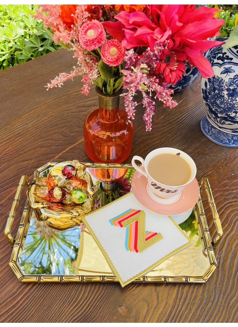 Ge Living Rainbow Z Letter Cocktail Napkin (1 Piece)  - Image 4