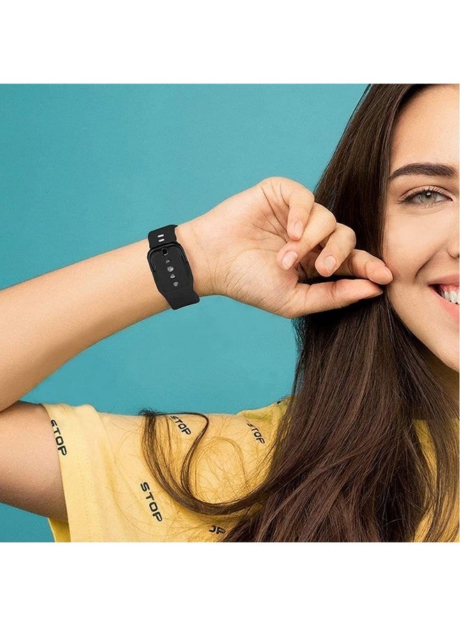 هامبل حزام بديل من السيليكون HUMBLE مقاس 19 مم مع مشبك معدني متوافق مع ساعة Noise Colorfit Pro 2 وStorm الذكية والساعات ذات العروات مقاس 19 مم (أبيض) - Image 5