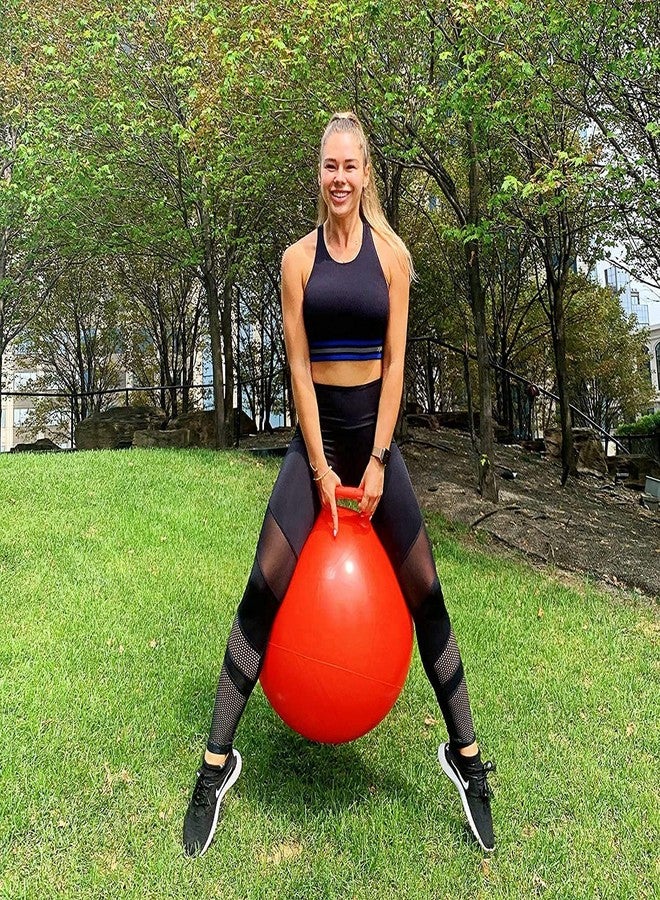 PARABRAHMA 45cm Jumping Hopping Hop Ball for Kid's with Air Pump Included for Kids Hip-Pity Bouncy with Handles Playing Ball for Boys/Girls Toys (Multicolor) - Image 3