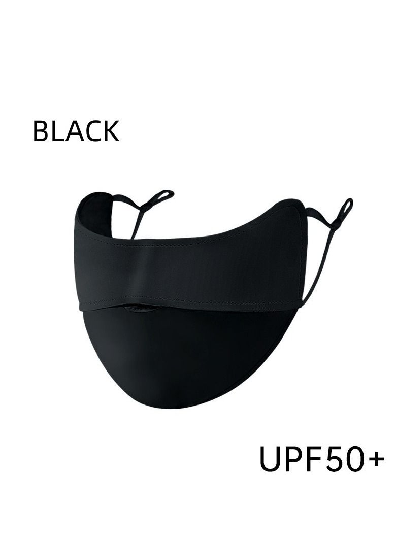 Generic Ice Silk Breathable Sunscreen UV Protection Mask  - Image 1