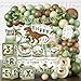 cocomigo 267pcs Three Rex Birthday Decorations Boy Complete Party Set 3 Rex Birthday Decorations Boys Serves 25 Guests for Dinosaur Theme 3rd Party Supplies - Image 3