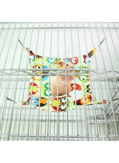 HONBAY Honbay Lovely Owl Pattern Cotton Canvas Small Animal Chinchilla Rabbit Ferret Bed Pad Hanging Hammock Mat  - Image 5