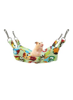 HONBAY Honbay Lovely Owl Pattern Cotton Canvas Small Animal Chinchilla Rabbit Ferret Bed Pad Hanging Hammock Mat  - Image 3