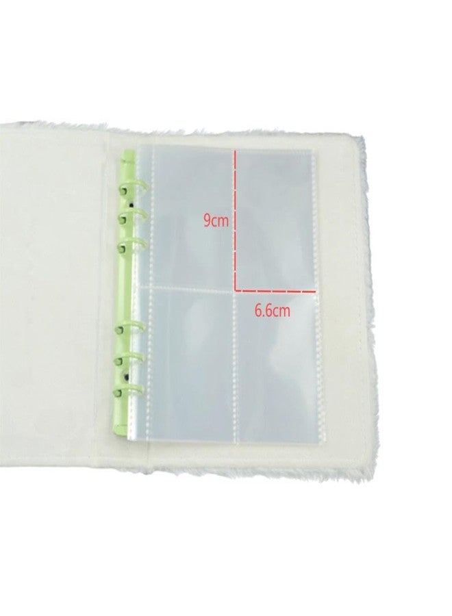 Kopida ألبوم صور كرتوني مخملي بحجم A5 مع 20 صفحة داخلية، وحامل بطاقات صور على شكل كلب لطيف بست حلقات لتخزين بطاقات الصور - Image 3