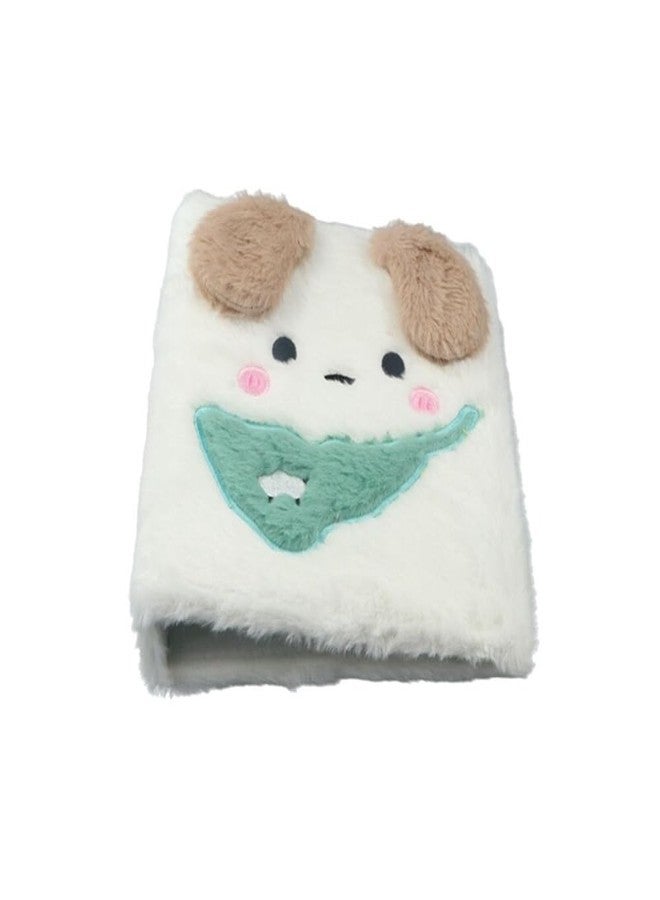 Kopida ألبوم صور كرتوني مخملي بحجم A5 مع 20 صفحة داخلية، وحامل بطاقات صور على شكل كلب لطيف بست حلقات لتخزين بطاقات الصور - Image 4