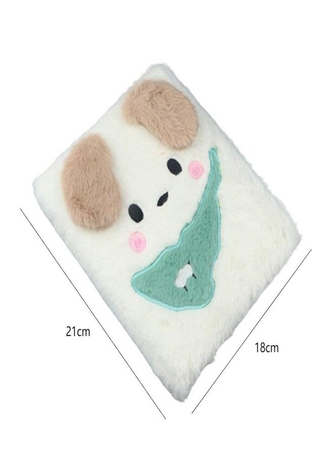 Kopida ألبوم صور كرتوني مخملي بحجم A5 مع 20 صفحة داخلية، وحامل بطاقات صور على شكل كلب لطيف بست حلقات لتخزين بطاقات الصور - Image 2