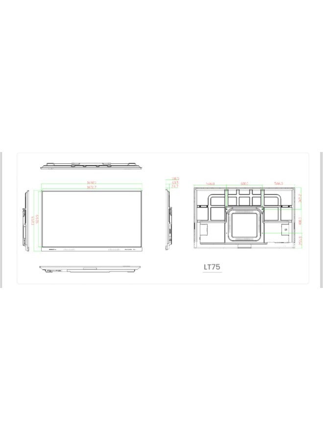 Sabha 75 inch interactive touch screen from Sobha - 4K, system, suitable for classrooms, meetings, presentations and meeting rooms. - Image 4