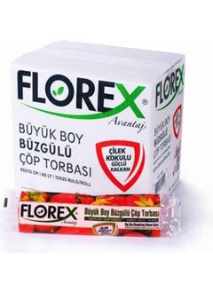 Florex Drawstring Strawberry Scented Large Garbage Bag 