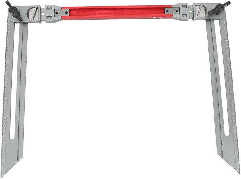 Aluminum Alloy Stair Tread Gauge Adjustable Folding Measuring Ruler for Home Improvement - Image 4