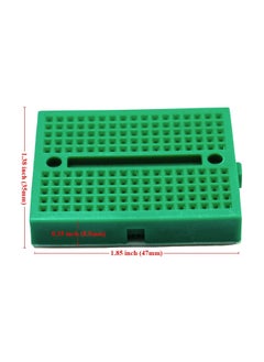 SOLDOUT 170 Tie-points Mini Solderless Prototype Experiment Test Breadboard 35 * 47 * 8.5mm SYB-170 Bread Board (Green)  - Image 4