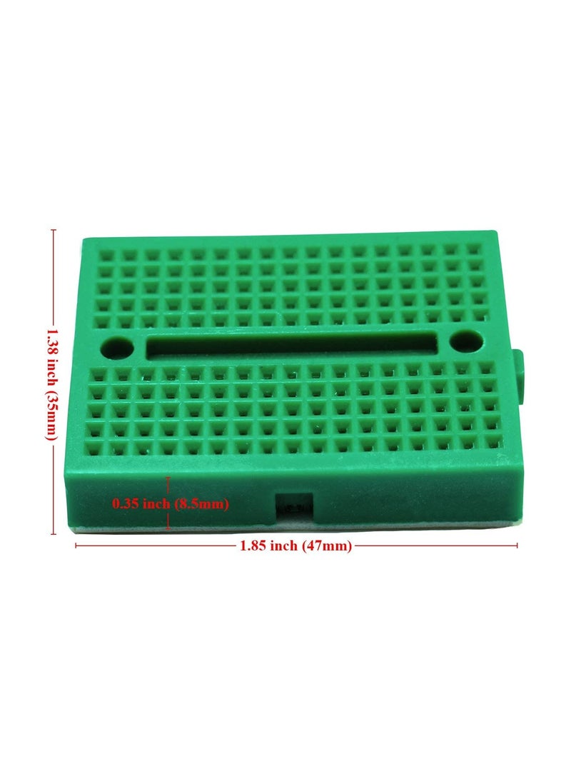 SOLDOUT 170 Tie-points Mini Solderless Prototype Experiment Test Breadboard 35 * 47 * 8.5mm SYB-170 Bread Board (Green) - Image 4