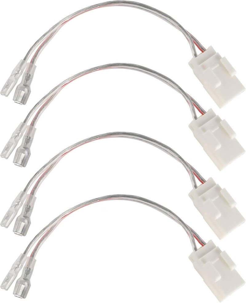 NuIth 72-6514 Car Speaker Wiring Harness Connector Adapter for Dodge Ram and Chrysler Models - 4 PCS - Image 1