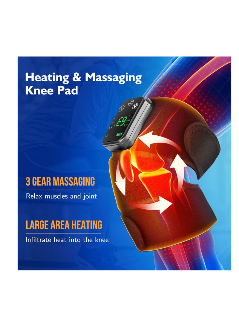 Furtey Electric Heating Knee Massager Joint Physiotherapy Elbow Knee Pad Shoulder Pad Vibration Massage Pain Relief - Image 5