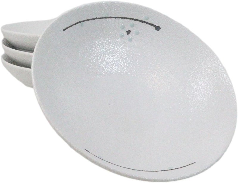 Ebros Gift Modern Yukino Hana Snow Flowers Ceramic Dinnerware Serveware Kitchenware Set Oriental Asian Restaurant Supply Pack Of 4 Large Ramen Soup Dinner Bowl 36oz - Image 2