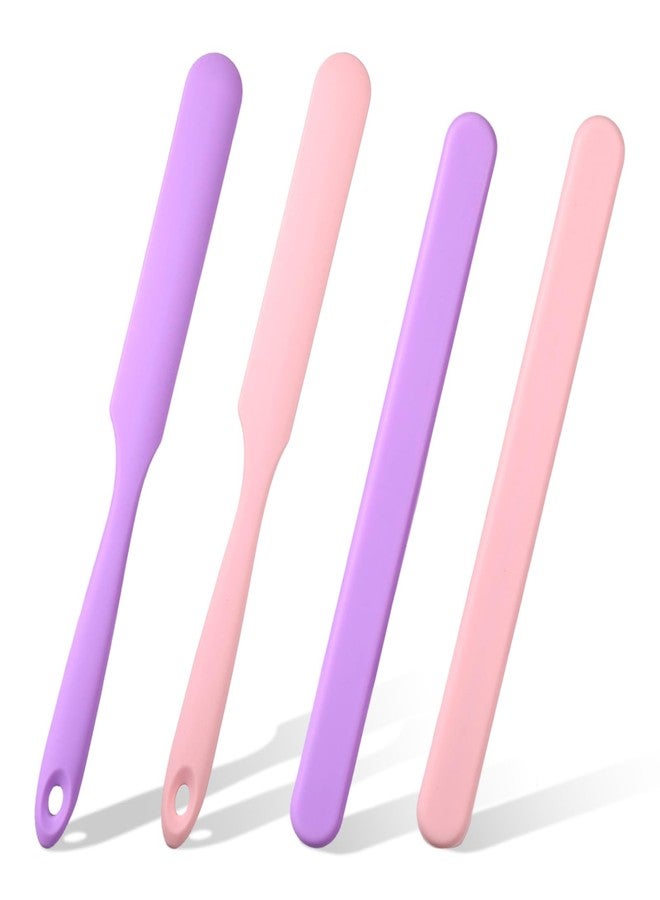 Tweruna 4 PCS Reusable Silicone Wax Stick and Waxing Spatula Set, Non-Stick - Image 1