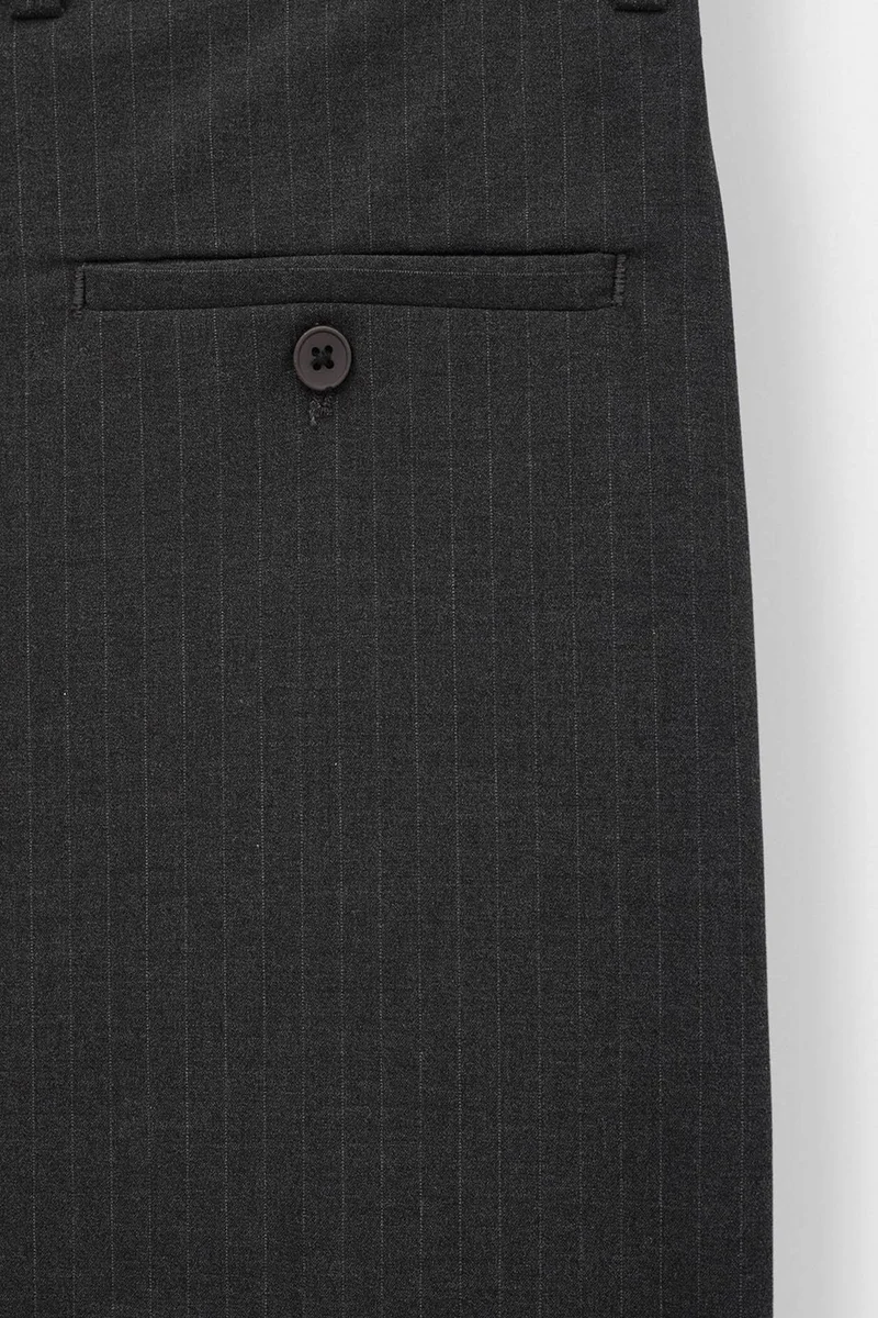 Giesto Charcoal Grey GIESTO Tailored Suit Pants for Men | Best Price UAE