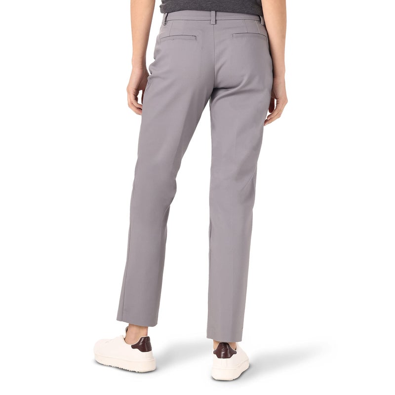 Lee Women's Secretly Shapes Regular Fit Straight Leg Pant, Boulder Gray, 4 Short - Image 2